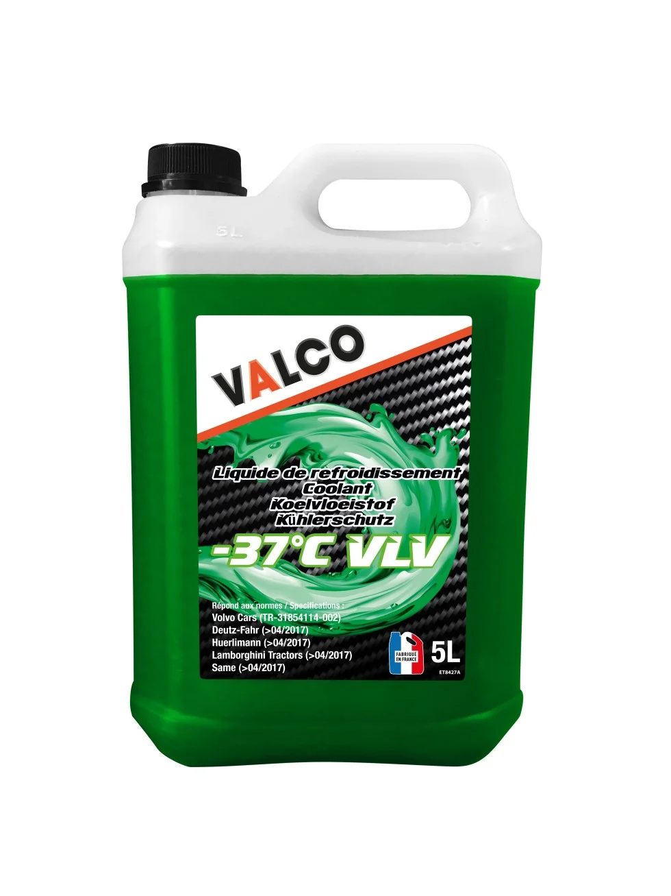 VLV COOLANT -37C 5L VALCO VLV COOLANT -37C 5L