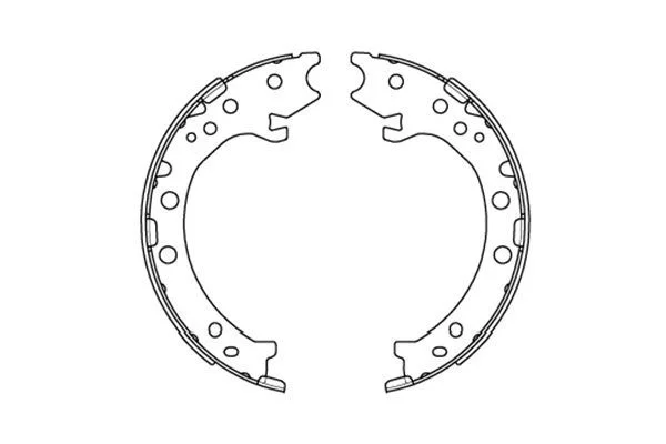Conjunto de sapatas de travão, travão de estacionamento Kavo Parts KBS-2903