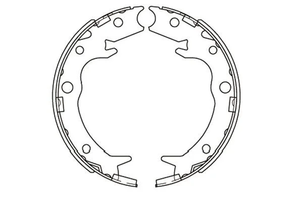 Conjunto de sapatas de travão, travão de estacionamento Kavo Parts KBS-2908