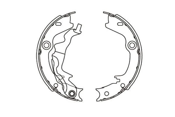 Brake Shoe Set, parking brake Kavo Parts KBS-3416