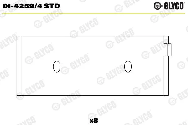 Rolamento da biela GLYCO 01-4259/4STD