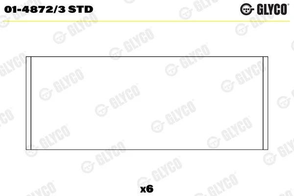 Rolamento da biela GLYCO 01-4872/3 STD