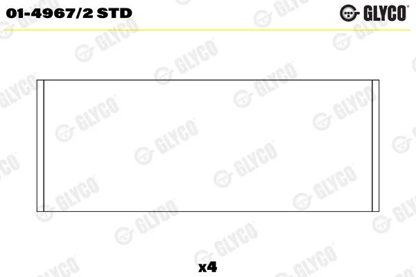 Rolamento da biela GLYCO 01-4967/2 STD