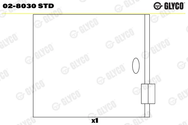 Casquilho, braço de balanceiro GLYCO 02-8030 STD