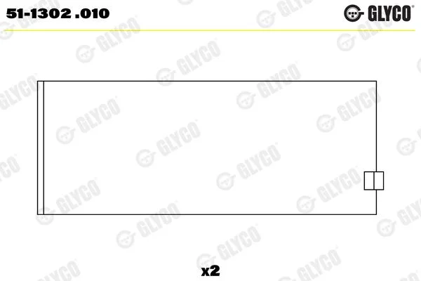 Rolamento da biela GLYCO 51-1302 .010