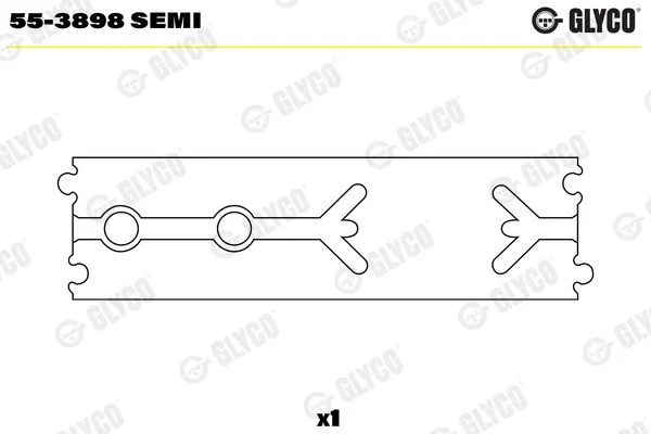 casquilho da extremidade menor, biela GLYCO 55-3898 SEMI