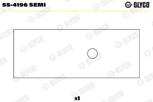 casquilho da extremidade menor, biela GLYCO 55-4196SEMI