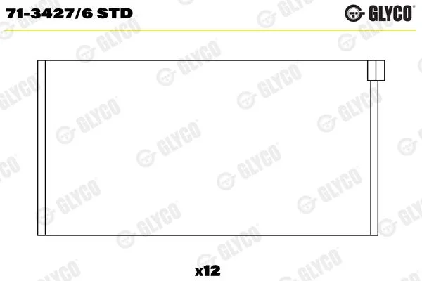 Rolamento da biela GLYCO 71-3427/6STD