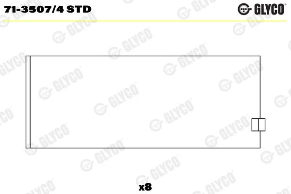 Švaistiklio indėklas GLYCO 71-3507/4 STD
