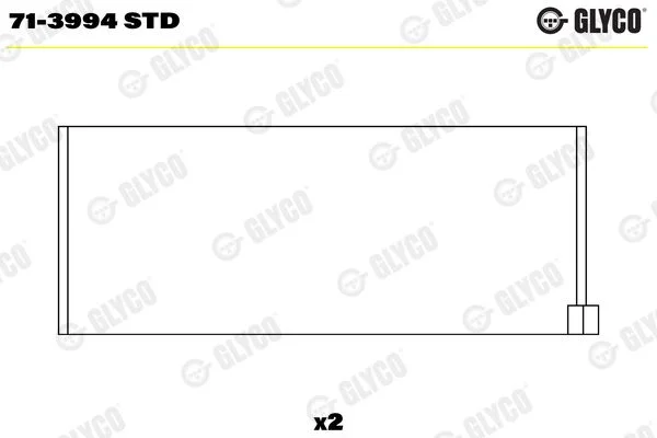 Švaistiklio indėklas GLYCO 71-3994 STD