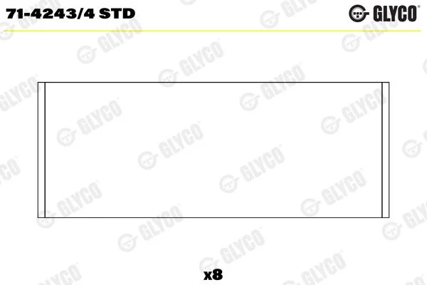 Rolamento da biela GLYCO 71-4243/4STD