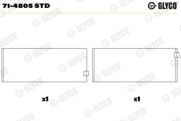 Švaistiklio indėklas GLYCO 71-4805 STD