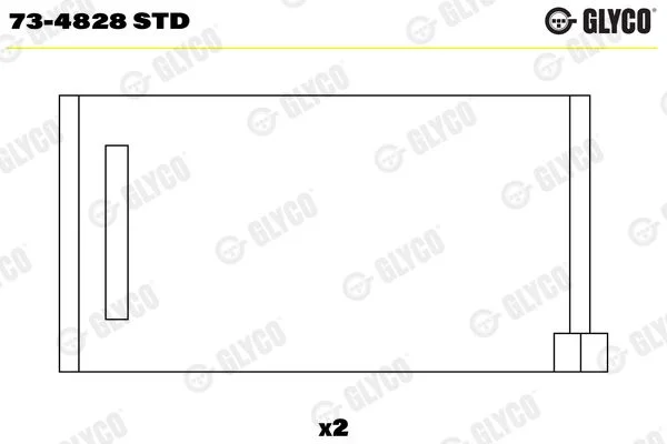 Skirstomojo veleno įvorės GLYCO 73-4828STD
