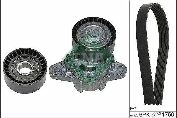 V-ribbed Belt Set INA 529 0164 10