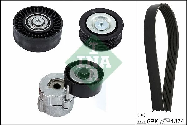 V-ribbed Belt Set INA 529041710