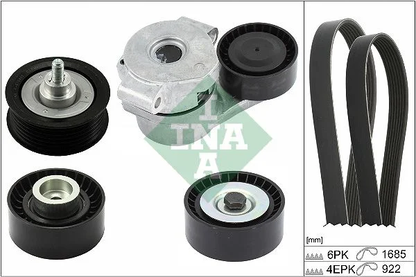 V-ribbed Belt Set INA 529052710