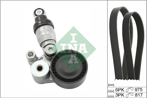 Polia tensionadora, correia em V INA 529 0540 10
