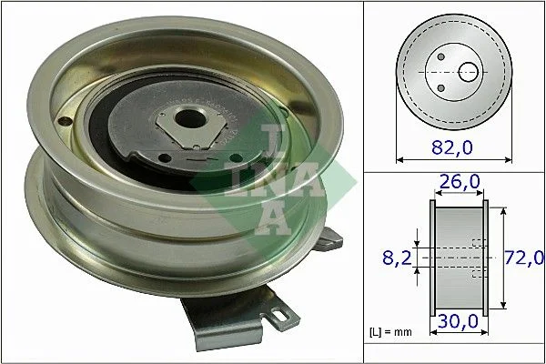 Tensioner Pulley, timing belt INA 531 0203 20