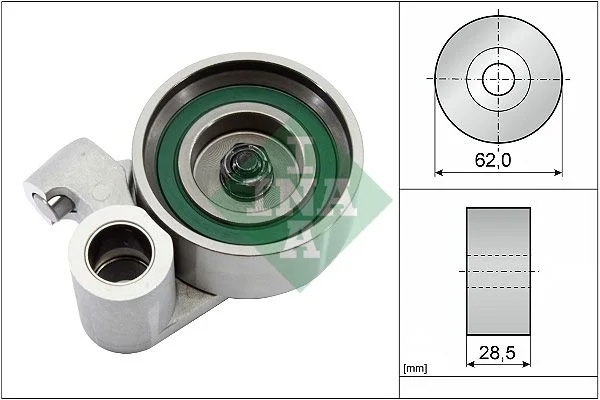 Tensioner Pulley, timing belt INA 531 0215 20