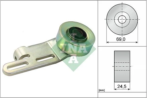 Tensioner Pulley, V-ribbed belt INA 531 0239 10