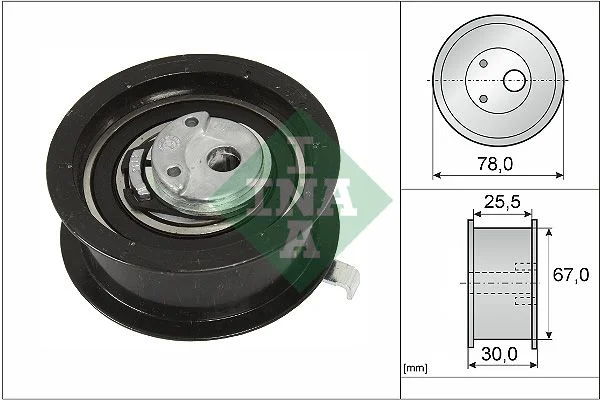 Tensioner Pulley, timing belt INA 531 0251 30