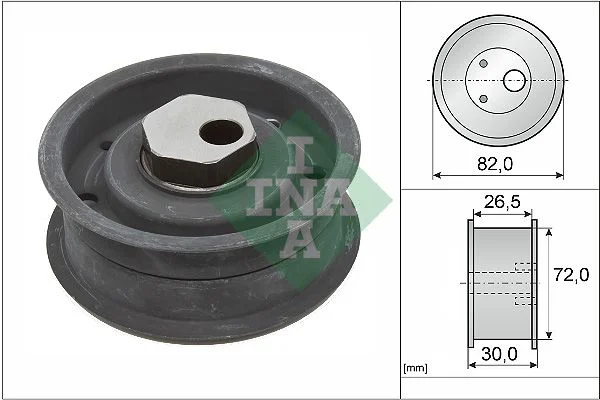 Tensioner Pulley, timing belt INA 531 0304 10