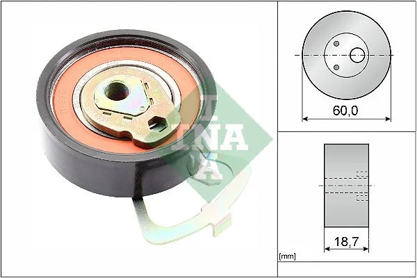 Tensioner Pulley, timing belt INA 531 0339 10