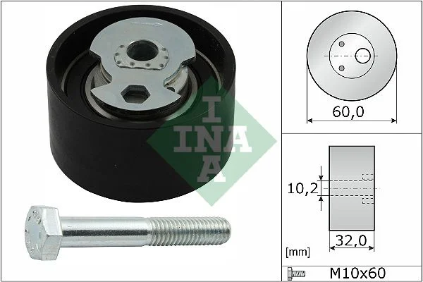 Tensioner Pulley, timing belt INA 531050410