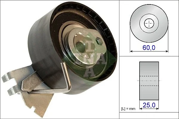Tensioner Pulley, timing belt INA 531 0572 10