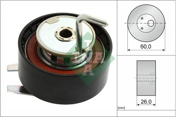 Tensioner Pulley, timing belt INA 531 0578 10