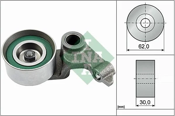 Tensioner Pulley, timing belt INA 531 0643 20