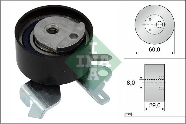 Tensioner Pulley, timing belt INA 531 0755 10
