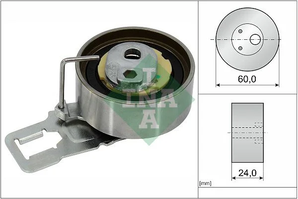 Tensioner Pulley, timing belt INA 531 0829 10