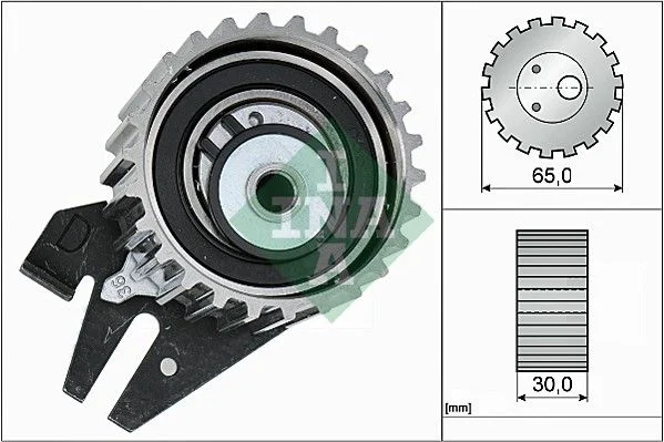 Tensioner Pulley, timing belt INA 531 0844 10