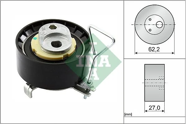 Tensioner Pulley, timing belt INA 531092810