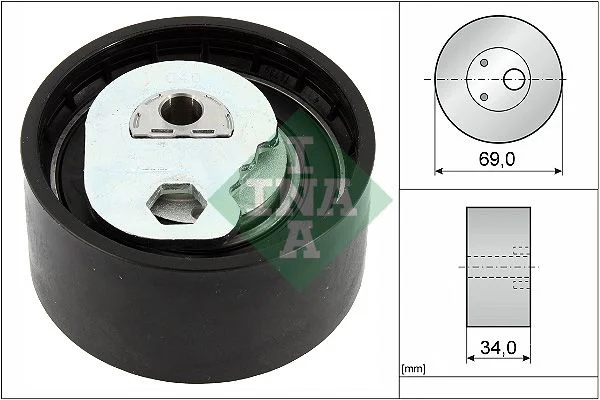 Tensioner Pulley, timing belt INA 531 0941 10