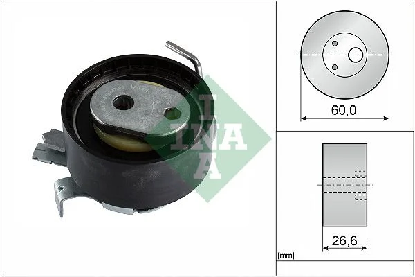 Tensioner Pulley, timing belt INA 531 0961 10