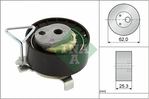 Tensioner Pulley, timing belt INA 531 1002 10