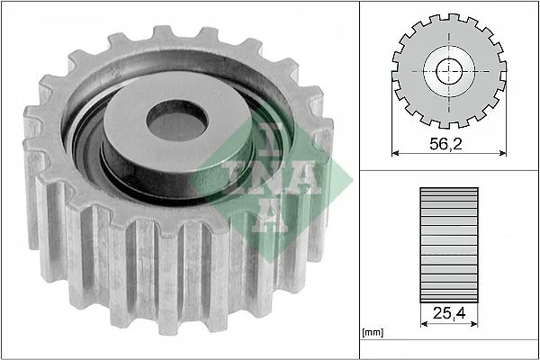 Deflection Pulley/Guide Pulley, timing belt INA 532 0018 10