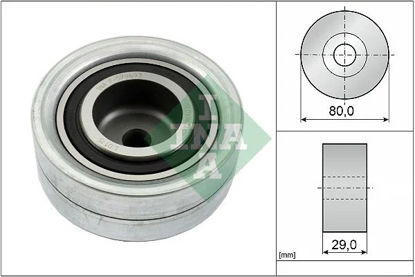 Deflection Pulley/Guide Pulley, timing belt INA 532 0111 10