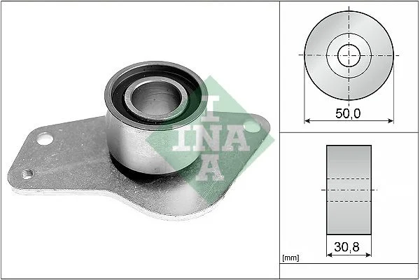 Deflection Pulley/Guide Pulley, timing belt INA 532023810