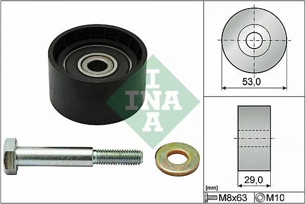 Polia de Desvio/Guia, correia distribuição INA 532 0287 10