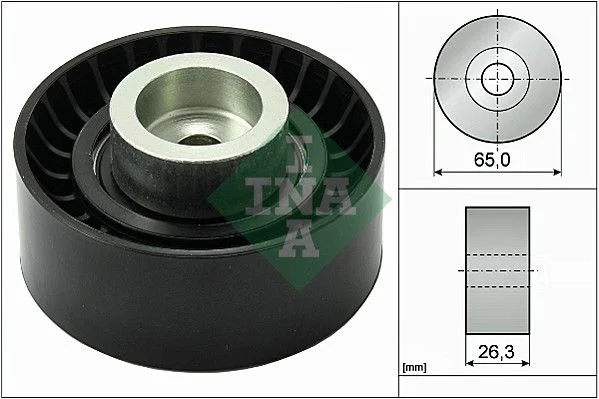 Deflection/Guide Pulley, V-ribbed belt INA 532 0470 10