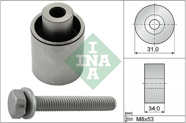 Polia de Desvio/Guia, correia distribuição INA 532 0833 10