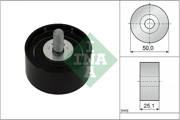 Polia de Desvio/Guia, correia distribuição INA 532 0927 10