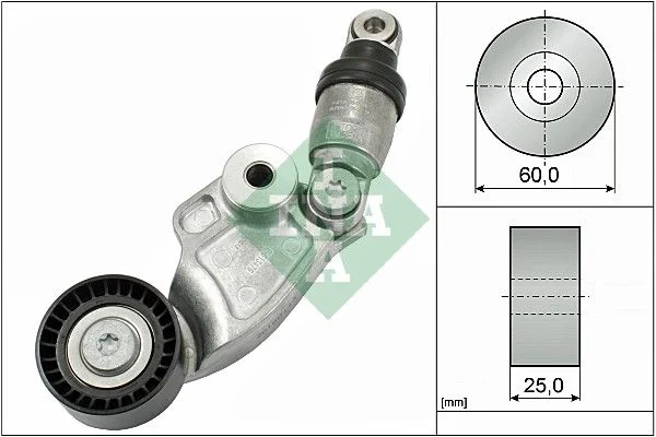 Belt Tensioner, V-ribbed belt INA 533 0128 10
