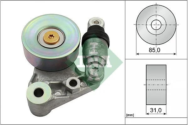 Belt Tensioner, V-ribbed belt INA 534 0021 10