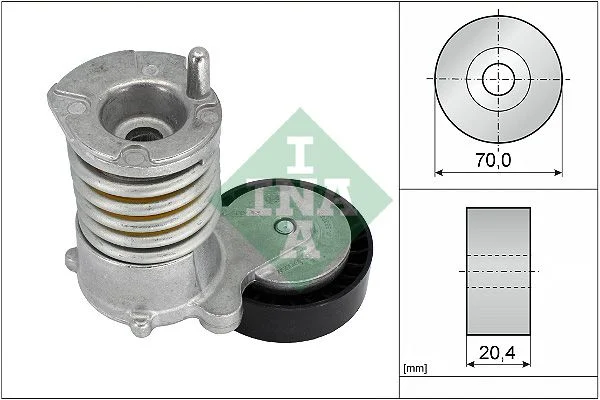 Belt Tensioner, V-ribbed belt INA 534 0030 10