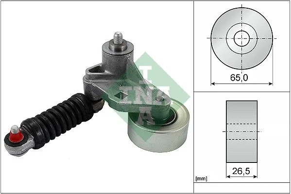 Belt Tensioner, V-ribbed belt INA 534003710