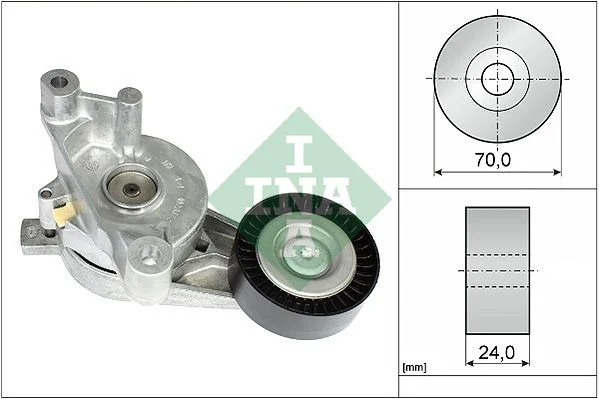 Belt Tensioner, V-ribbed belt INA 534 0059 10